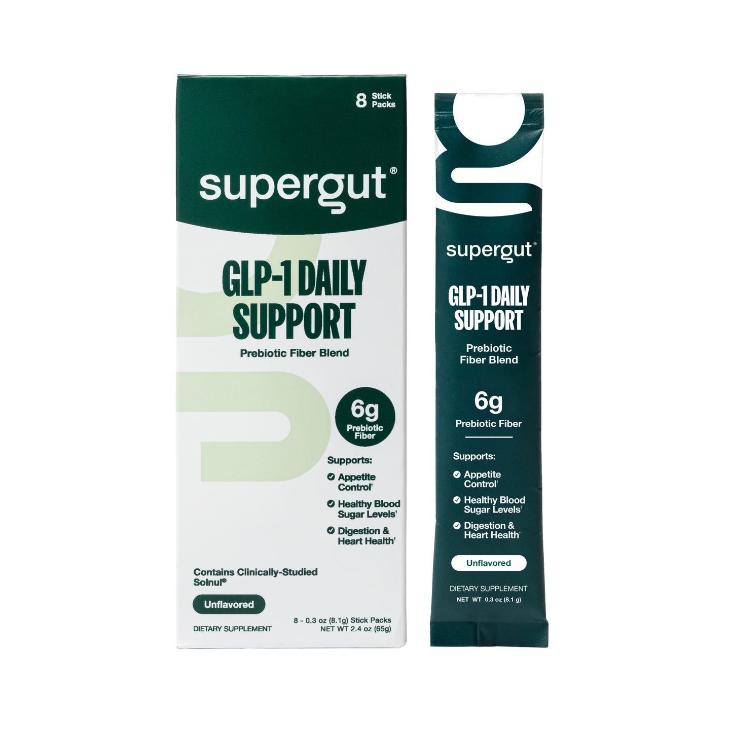 GLP-1 Daily Support | Stick Packs | 8 qt