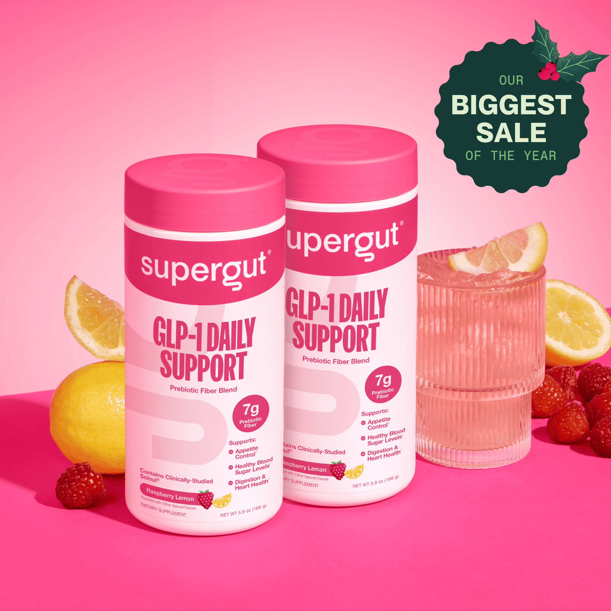 [Raspberry Lemon] [36 Servings] 