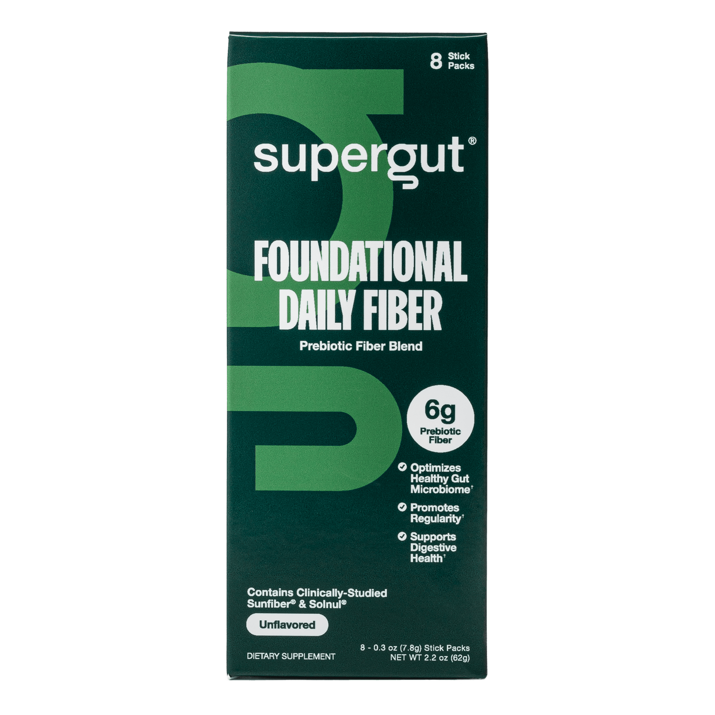 Foundational Daily Fiber | Unflavored | Travel Pack | 8 qt