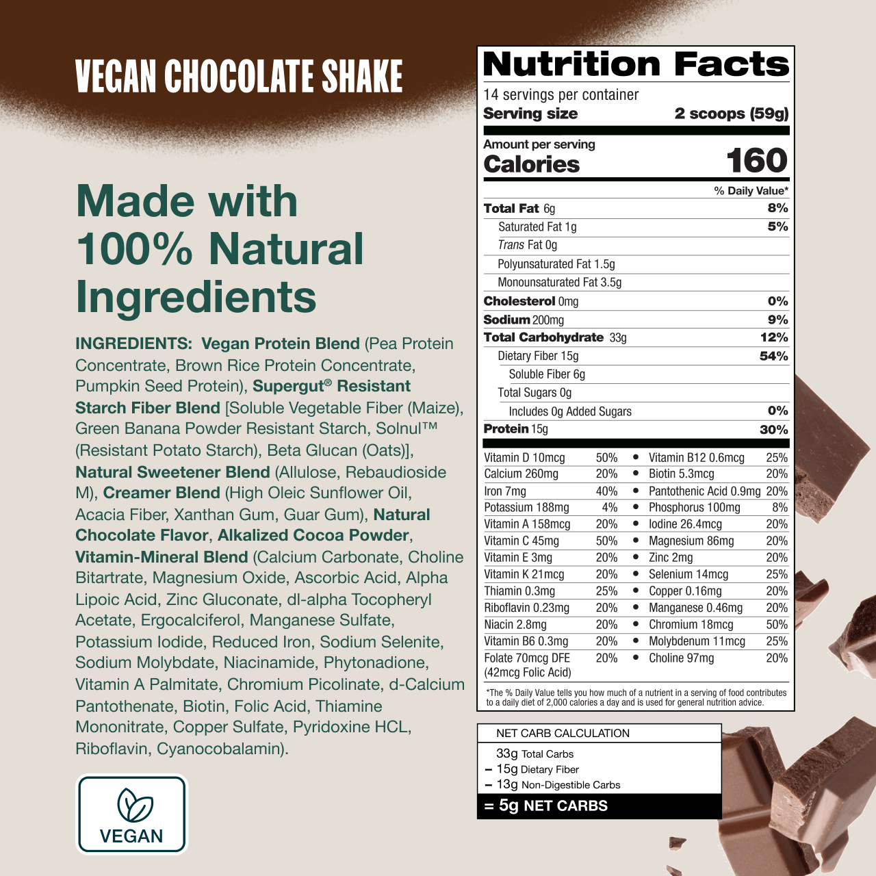 [Vegan Chocolate] [Vegan Chocolate and Vegan Vanilla]